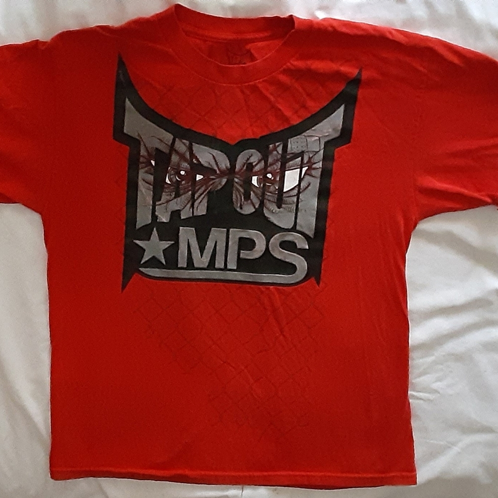Red Tapout MPS tshirt, Mens Size L